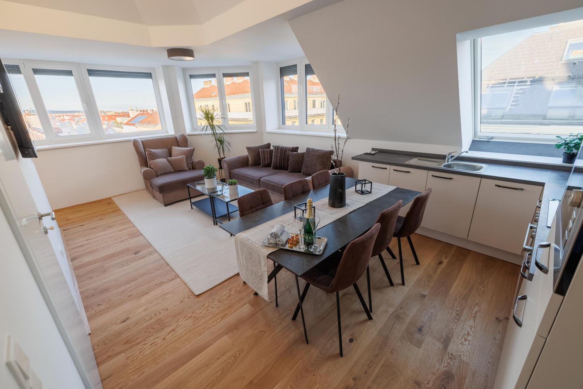 Symphony Apartments 40 - Modern Loft With Terrace And Grill In Central Location Wien Ngoại thất bức ảnh