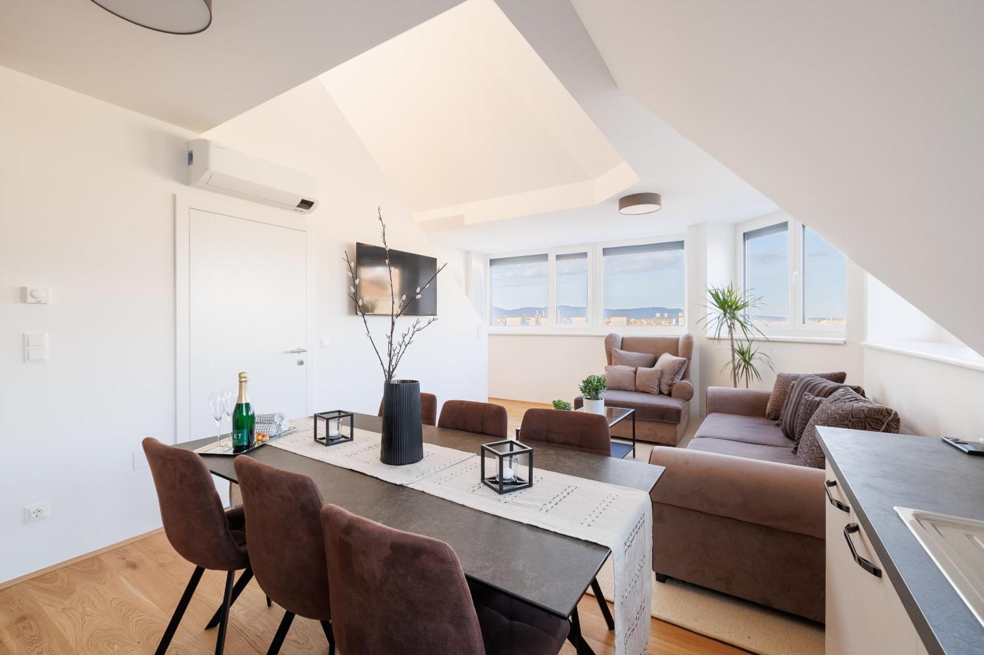 Symphony Apartments 40 - Modern Loft With Terrace And Grill In Central Location Wien Ngoại thất bức ảnh
