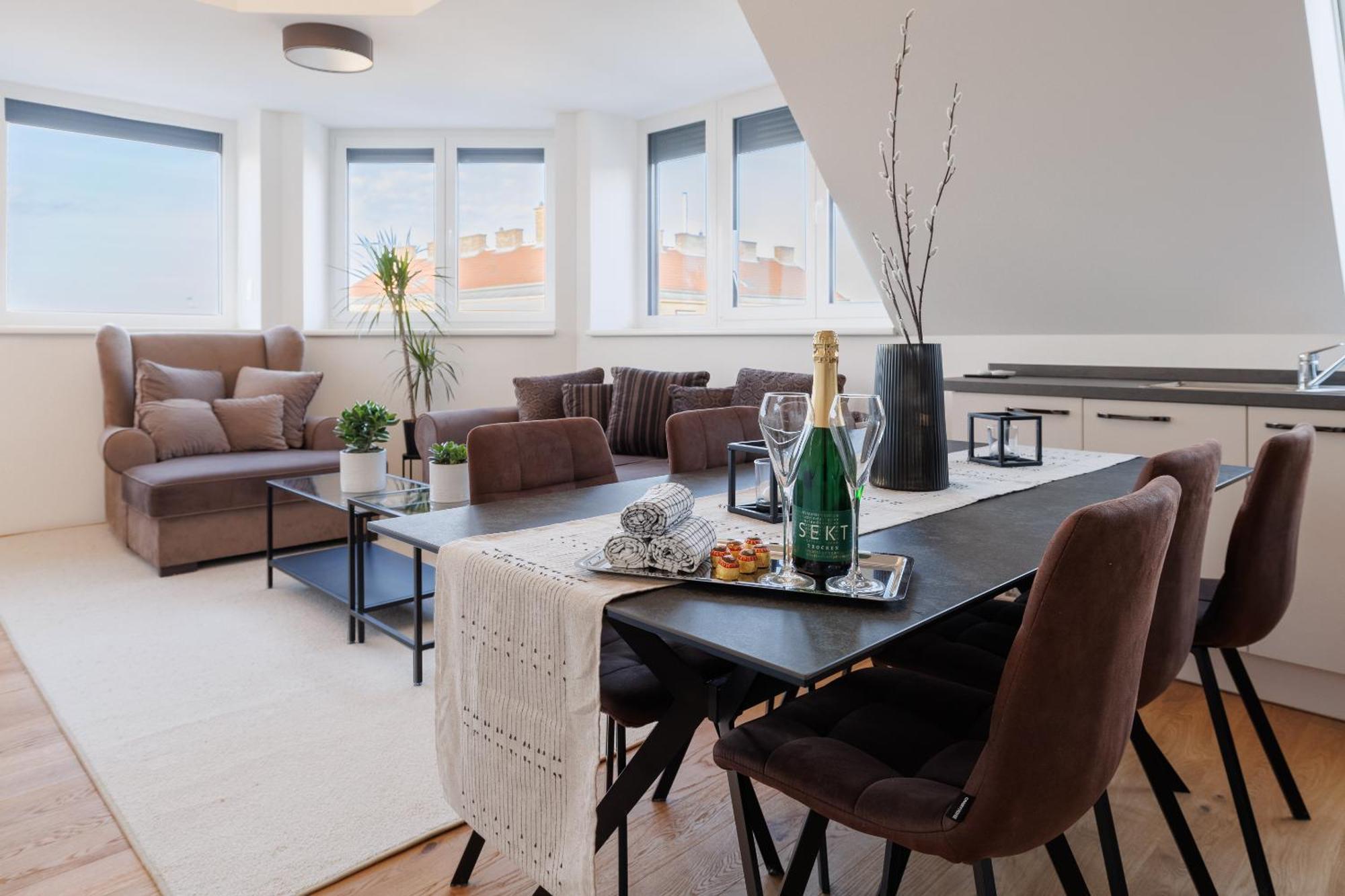 Symphony Apartments 40 - Modern Loft With Terrace And Grill In Central Location Wien Ngoại thất bức ảnh